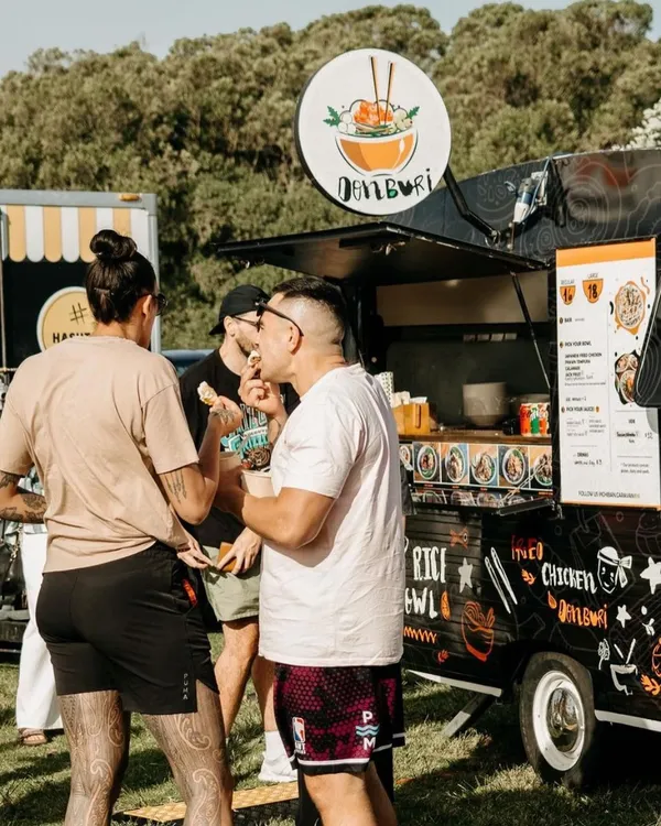 Fresh poke bowl with salmon and avocado