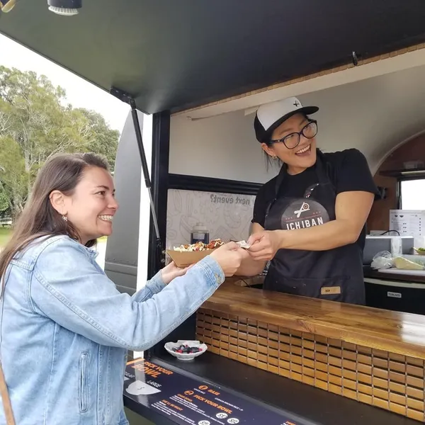 Ichiban food truck exterior with branding